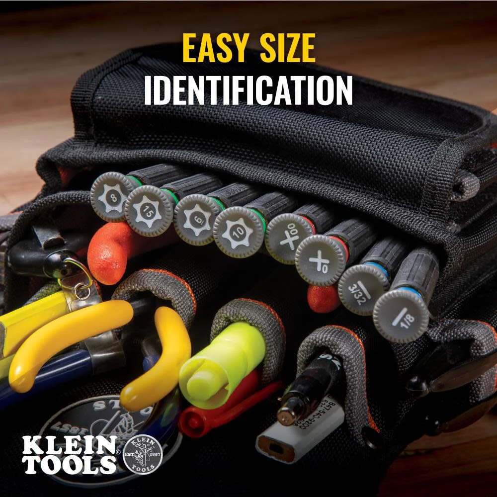 Klein Tools 85617 Mini Precision Screwdriver Set, Slotted, Phillips, TORX, Cushion-Grip Handles, Ideal for Terminal Blocks, Electronics - Image 4