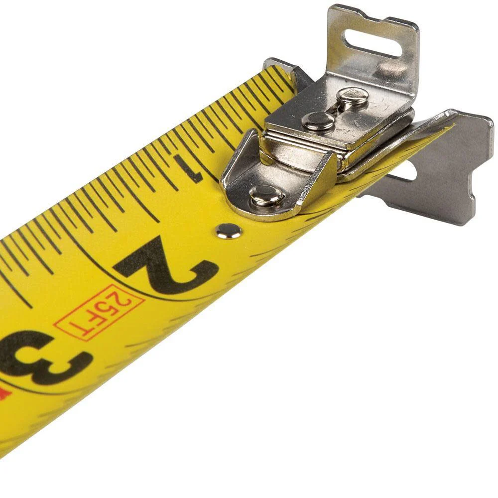 Klein Tools 9225 Tape Measure, Heavy-Duty Measuring Tape with 25-Foot Double-Hook Double-Sided Nylon Reinforced Blade, with Metal Belt Clip - Image 10