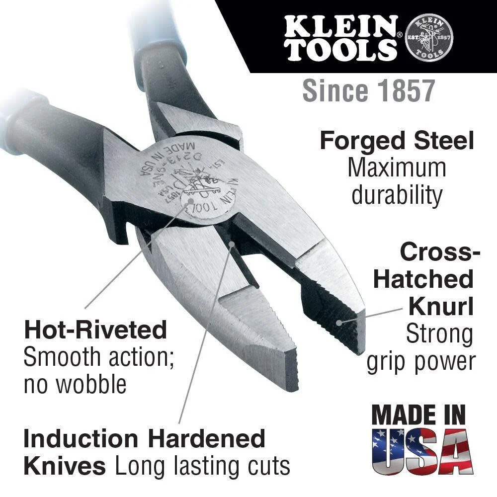 Klein Tools 92906 Tool Set, Basic Tool Kit has Klein Tools Hand Tools for Apprentice or Home: Pliers, Wire Stripper / Cutter, Screwdrivers, 6-Piece - Image 3