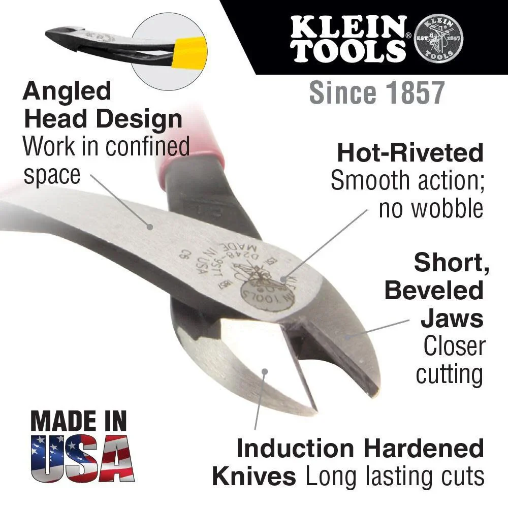Klein Tools 92906 Tool Set, Basic Tool Kit has Klein Tools Hand Tools for Apprentice or Home: Pliers, Wire Stripper / Cutter, Screwdrivers, 6-Piece - Image 5