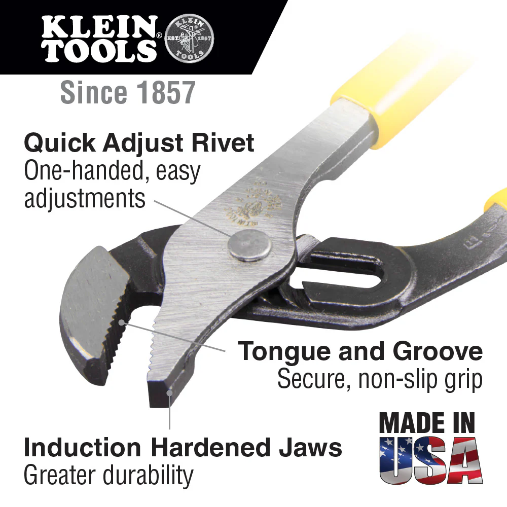 Klein Tools 92911 Tool Kit, Apprentice Tool Set with 4 Pliers, Wire Stripper and Cutter, 4 Screwdrivers, Tool Belt and Tool Pouch, 11-Piece - Image 3