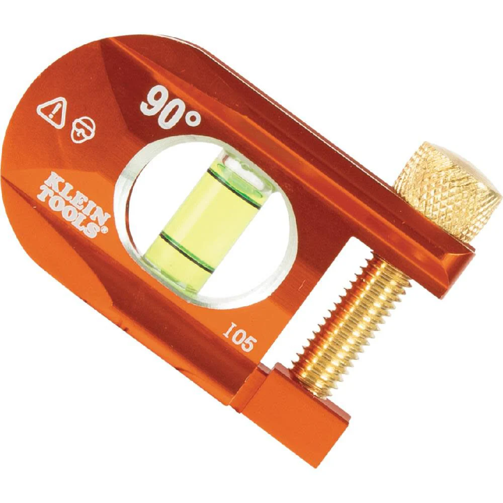 Klein Tools 935AB1V No-Dog Level, 2.5-Inch Conduit Bending Level, 1 Vial, ACCU-BEND Level Eliminates Dog-Legs in Offsets and Saddle Bends