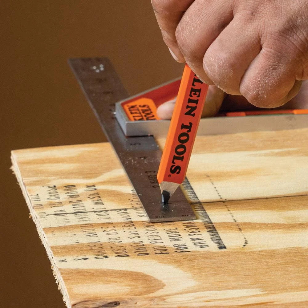 Klein Tools 935CSEL Combination Square Ruler for Electricians and Carpenters, Stainless Steel Double Sided Ruler, Bubble Level, Magnetic - Image 9