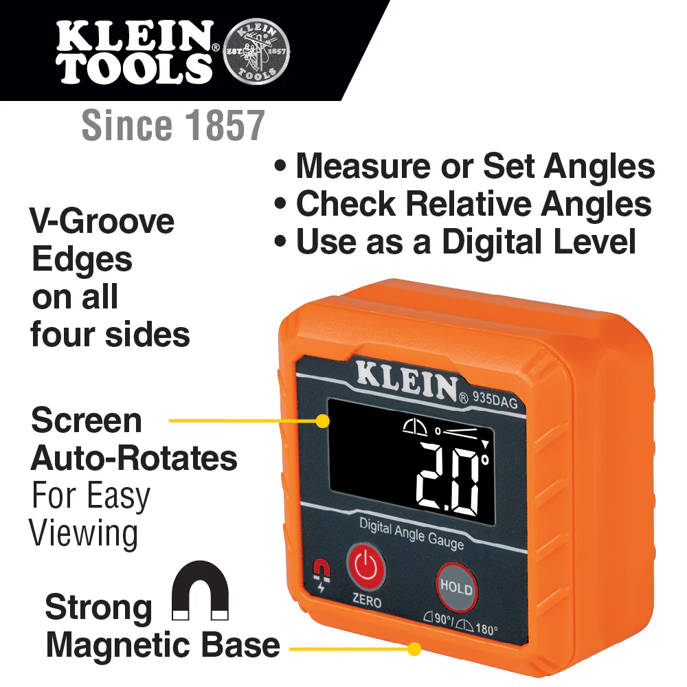 Klein Tools 935DAG Digital Angle Gauge and Level - Image 2