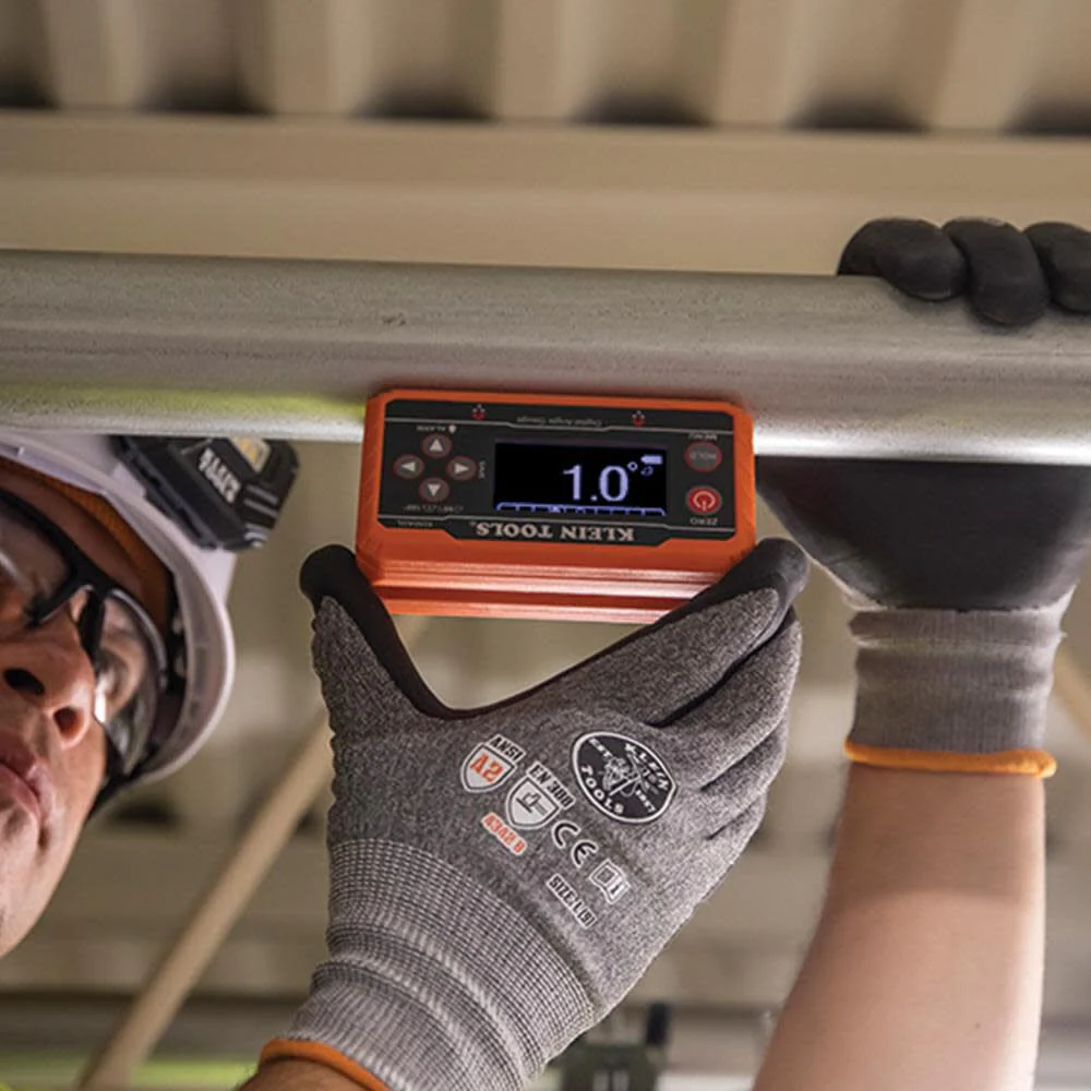 Klein Tools 935DAGL Digital Level Angle Finder with Programmable Angles, Measures 0 - 90 and 0 - 180 Degree or Dual Axis Bullseye Ranges - Image 6