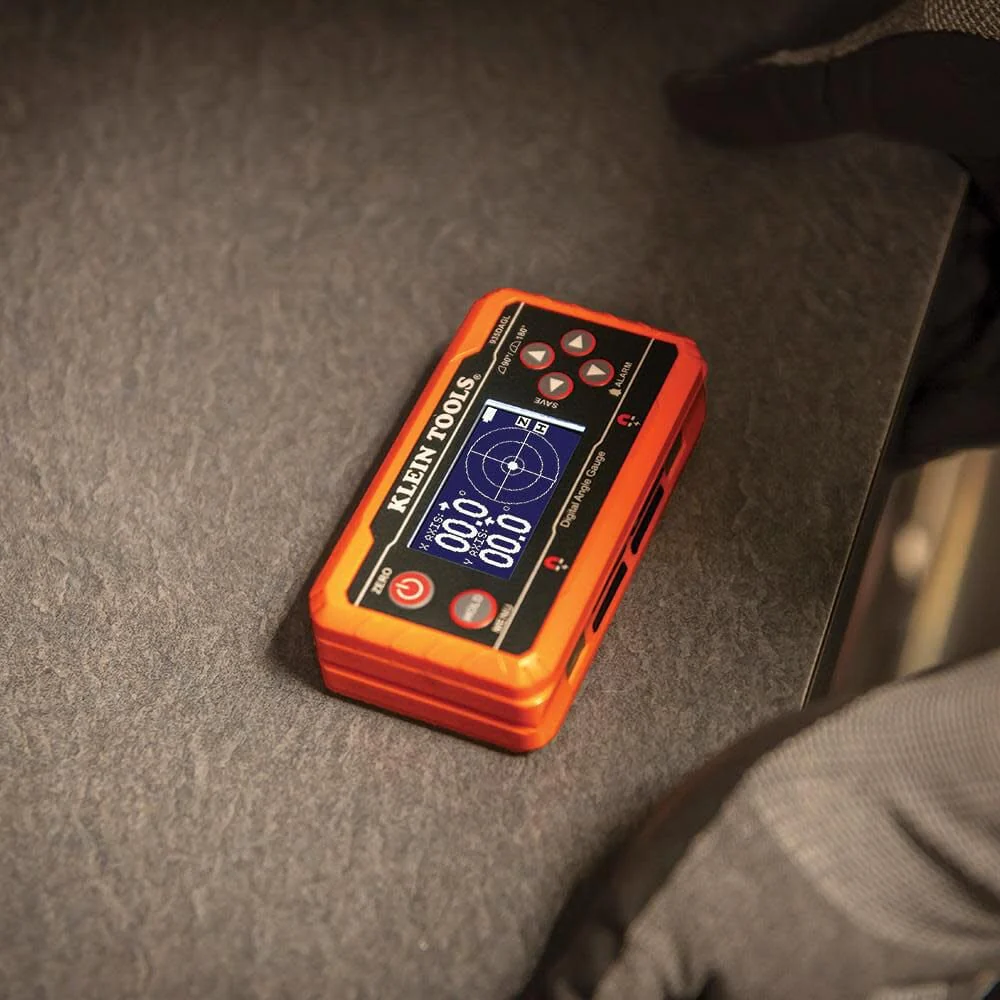 Klein Tools 935DAGL Digital Level Angle Finder with Programmable Angles, Measures 0 - 90 and 0 - 180 Degree or Dual Axis Bullseye Ranges - Image 8