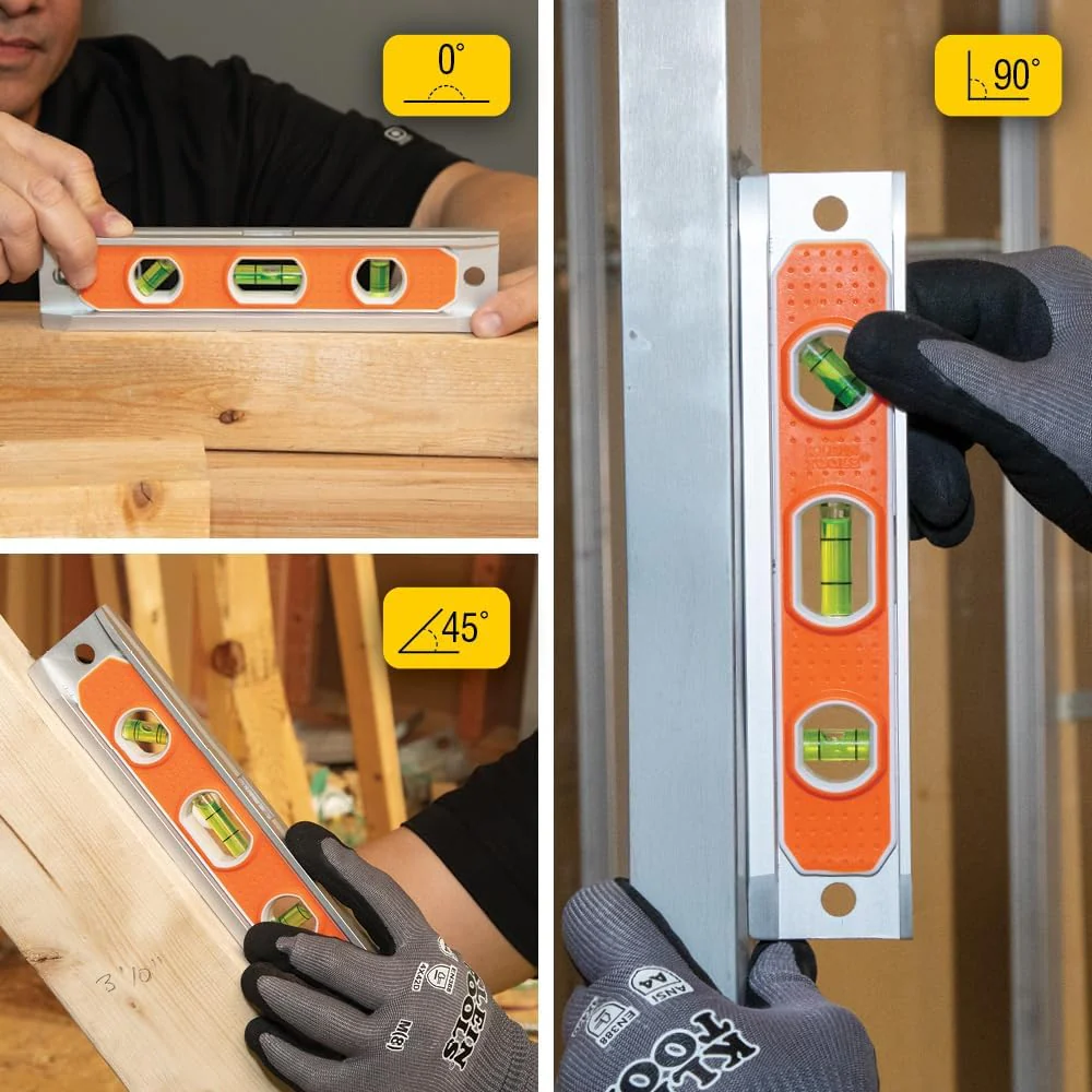 Klein Tools 935R Aluminum Torpedo Level Rare-Earth Magnet, 9-Inch - Image 5