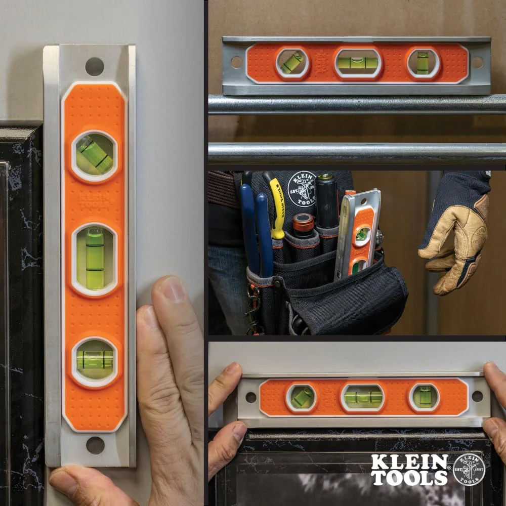 Klein Tools 935R Aluminum Torpedo Level Rare-Earth Magnet, 9-Inch - Image 6