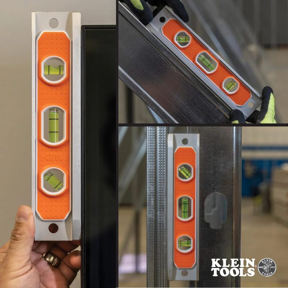 Klein Tools 935R Aluminum Torpedo Level Rare-Earth Magnet, 9-Inch - Image 7