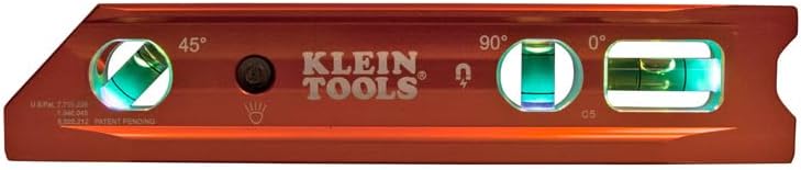 Klein Tools 935RBLT Lighted Torpedo Billet Level, Rare-Earth Magnet - Image 9