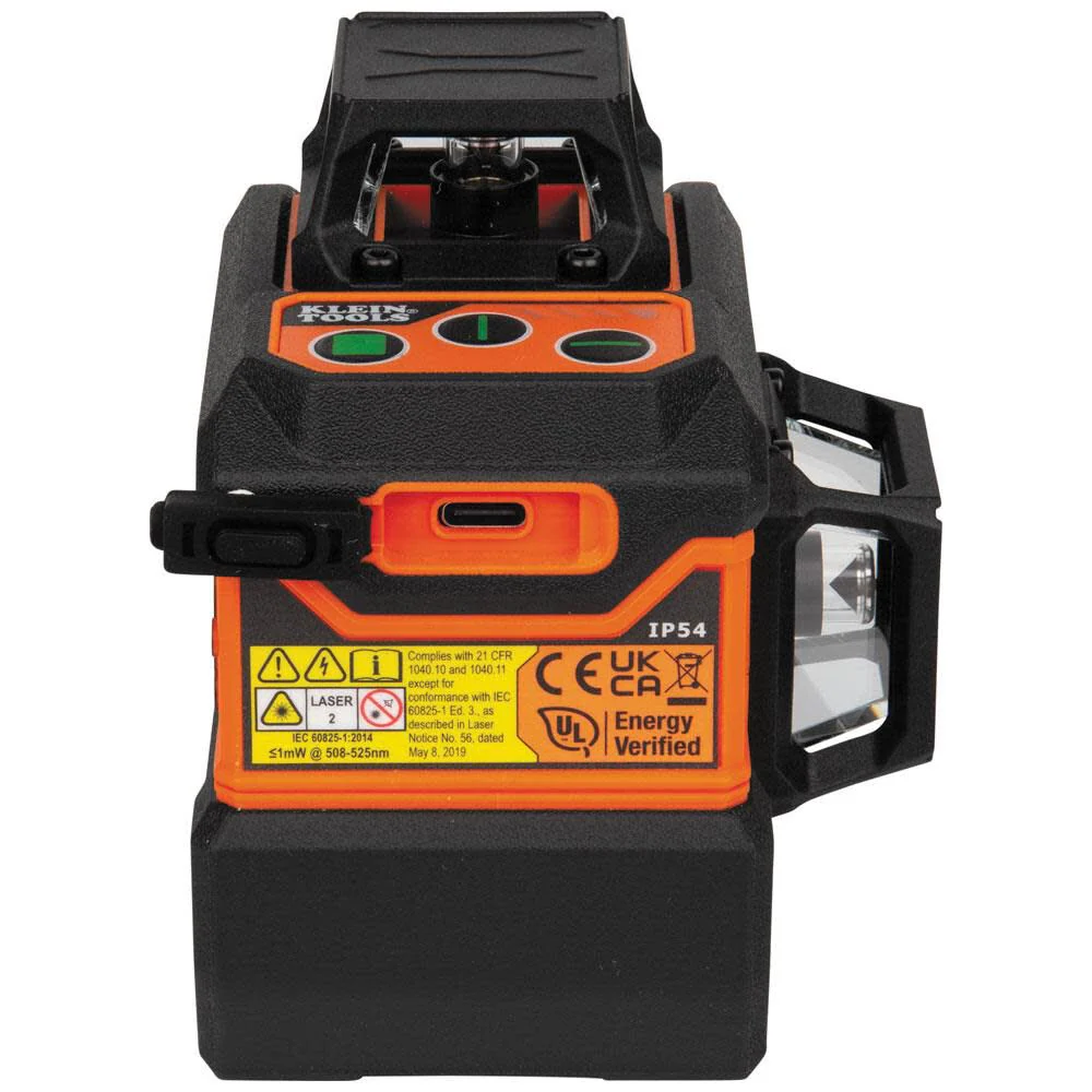 Klein Tools 93CPLG Compact Self-Leveling Laser Level, Bright Green 360-Degree Laser Planes, Rechargeable, Magnetic Mount - Image 10