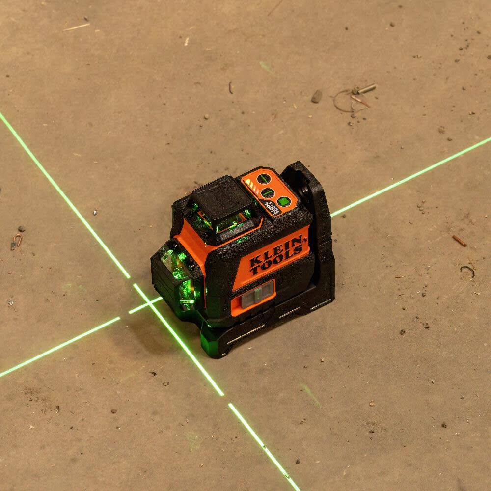 Klein Tools 93CPLG Compact Self-Leveling Laser Level, Bright Green 360-Degree Laser Planes, Rechargeable, Magnetic Mount - Image 6