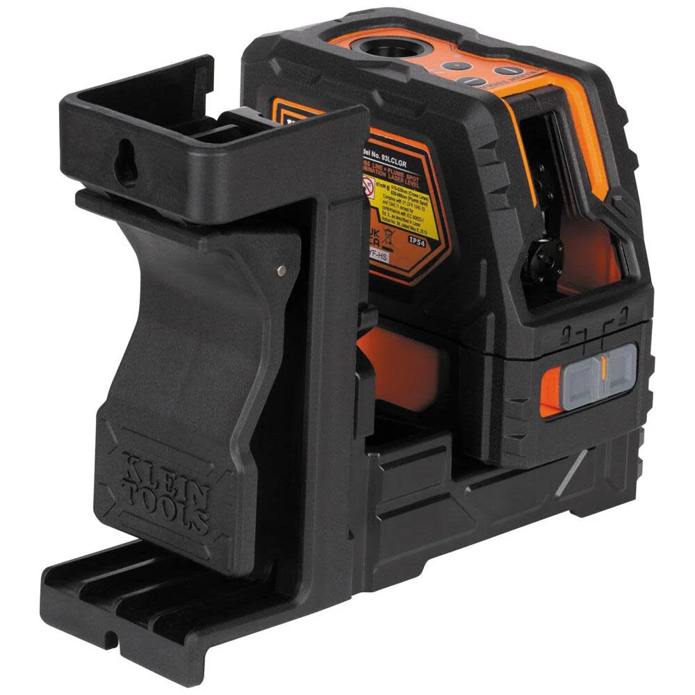 Klein Tools 93LCLGR Self-Leveling Laser Level, Rechargeable, Cross-Line Level with Bright Green Lines, Red Plumb, Magnetic Mounting Clamp - Image 10