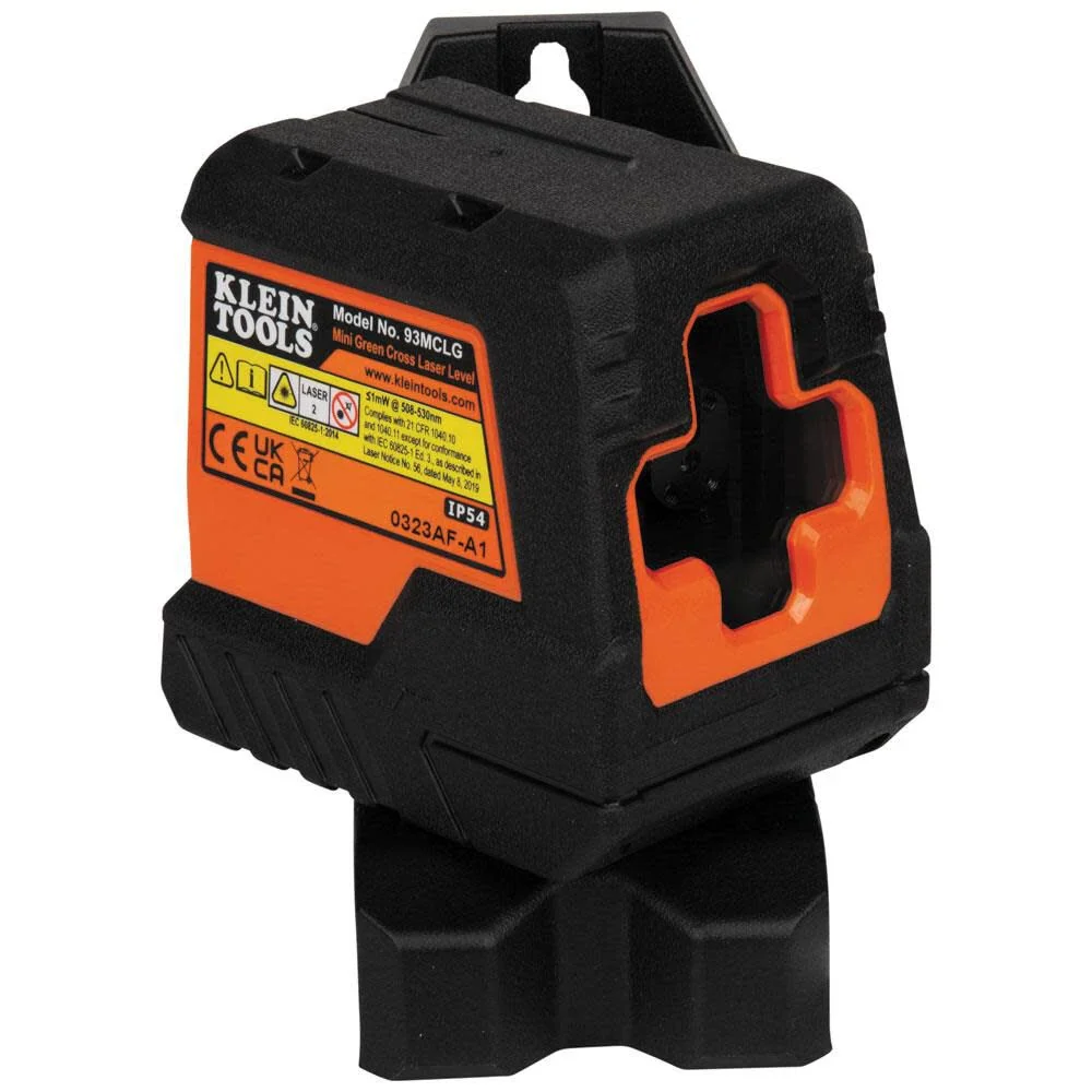 Klein Tools 93MCLG Self-Leveling Laser Level, Mini Cross-Line Level, Leveling Alignment Tool, Bright Green Horizontal and Vertical Lines - Image 9