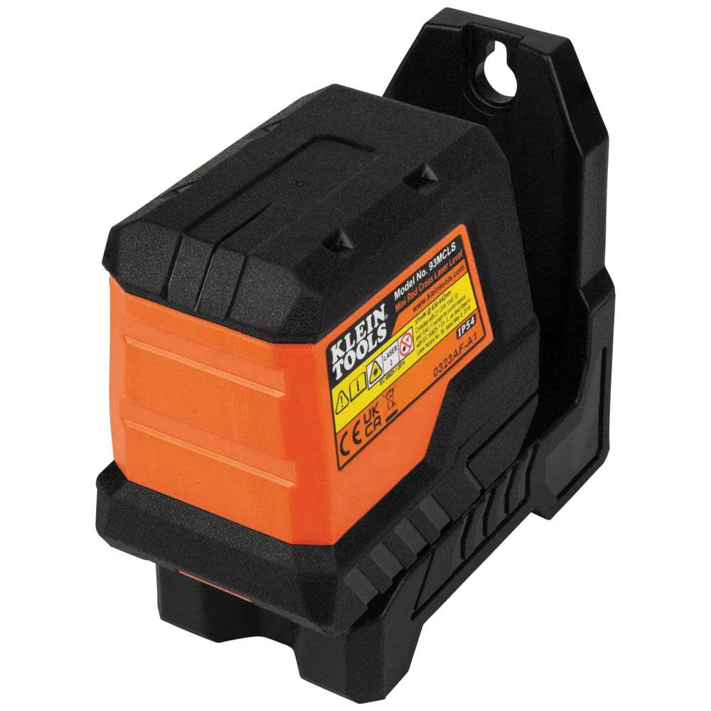 Klein Tools 93MCLS Self-Leveling Laser Level, Mini Cross-Line Level, Leveling Alignment Tool, Bright Red Horizontal and Vertical Lines - Image 6