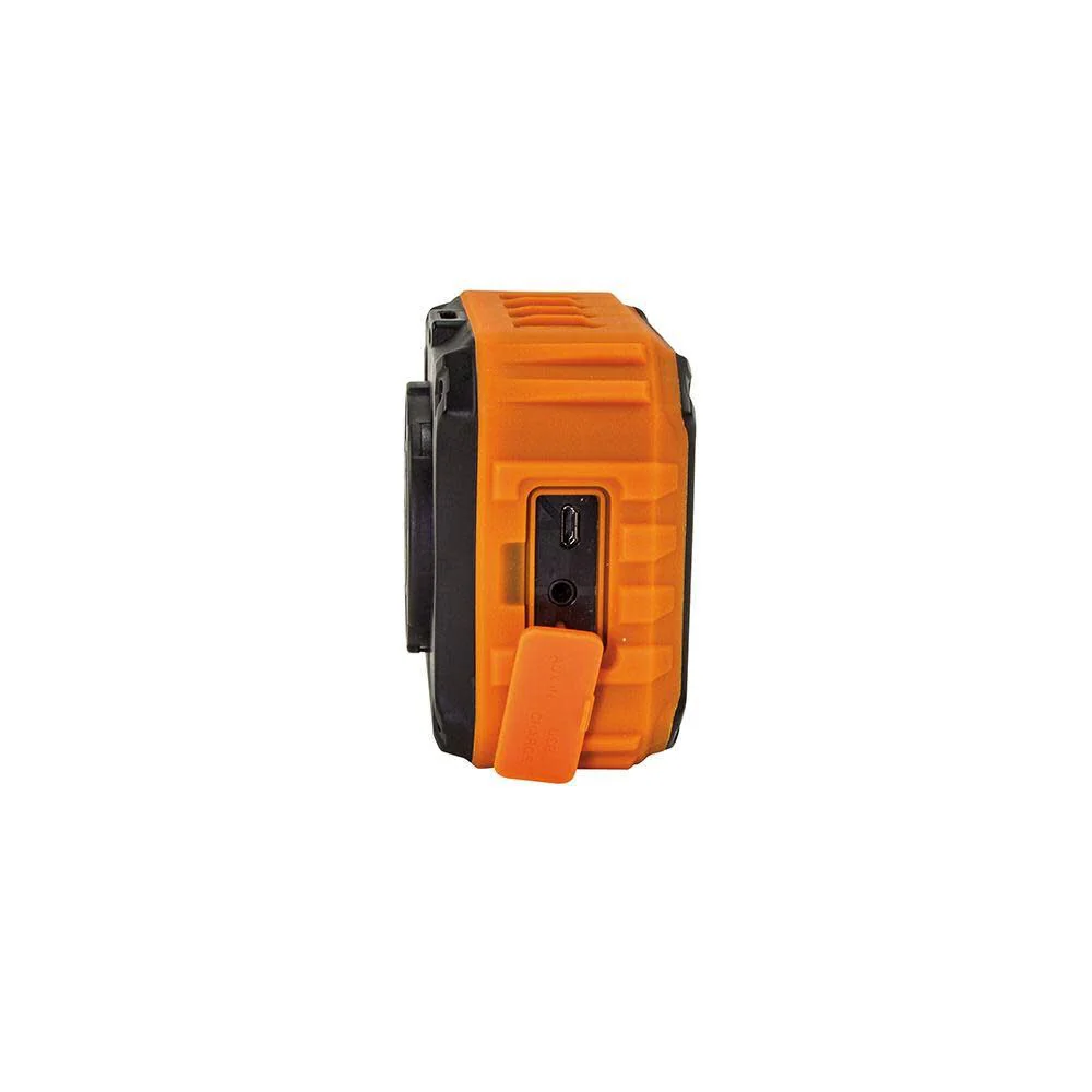 Klein Tools AEPJS1 Bluetooth Speaker, Wireless Portable Jobsite Speaker Plays Audio and Answers Calls Hands Free, IPX5, Worksite Ready - Image 6