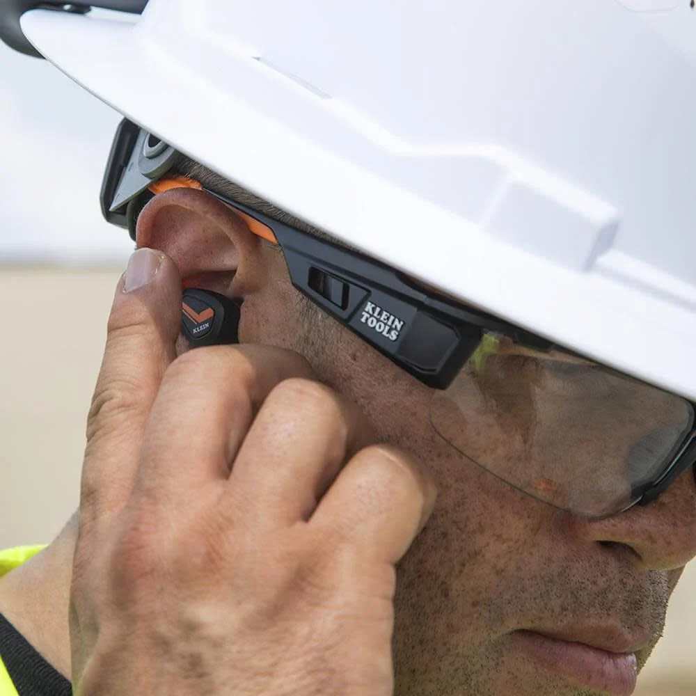 Klein Tools AESEB1 Bluetooth Jobsite Earbuds, Wireless Hearing Protection Earplugs with 28dB Noise Reduction Rating, 15-Hour Playtime - Image 11