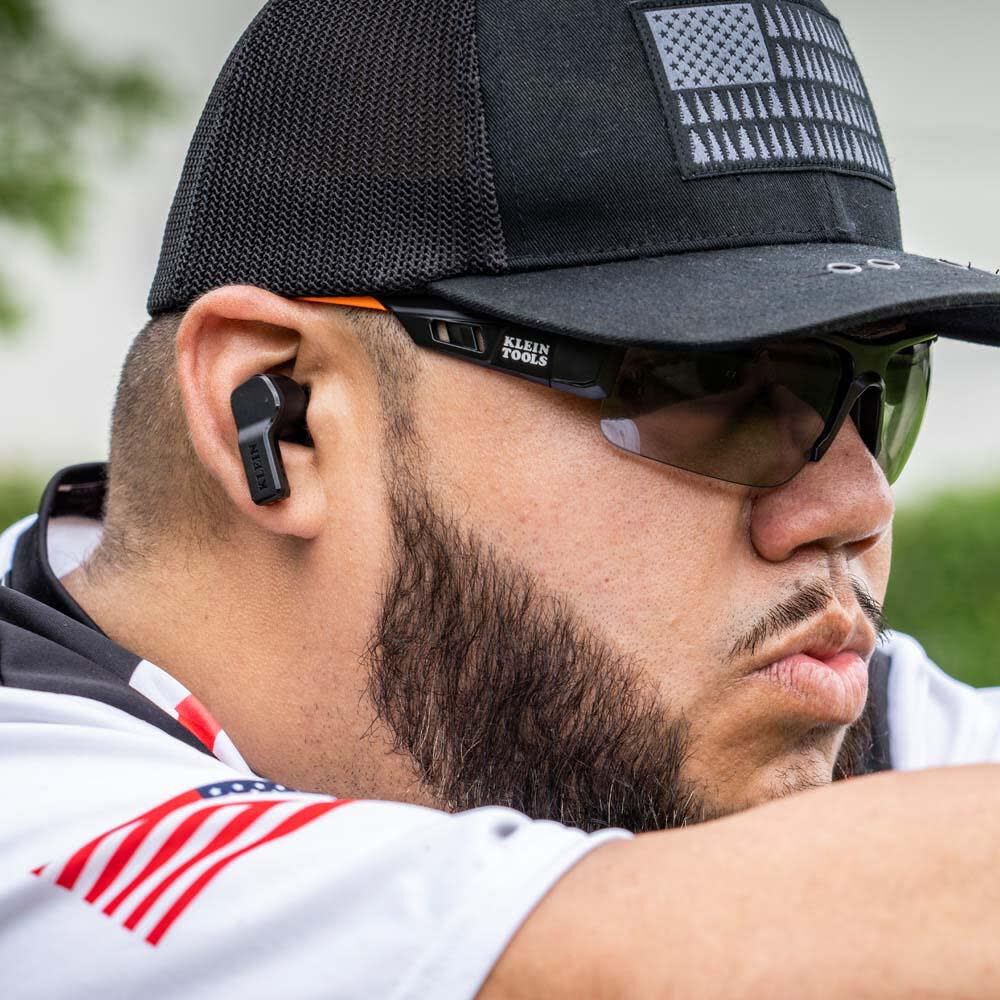 [USED-LIKE NEW] Klein Tools AESEB1S SMART SENSE True Wireless Safety Earbuds with Bluetooth and Situational Awareness, 26dB Hearing Protection, 30-Hr Runtime - Image 7