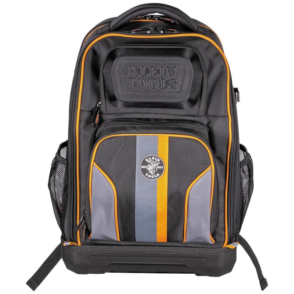 Klein Tools Backpack, Black/Orange - 62805BPTECH. - Image 5