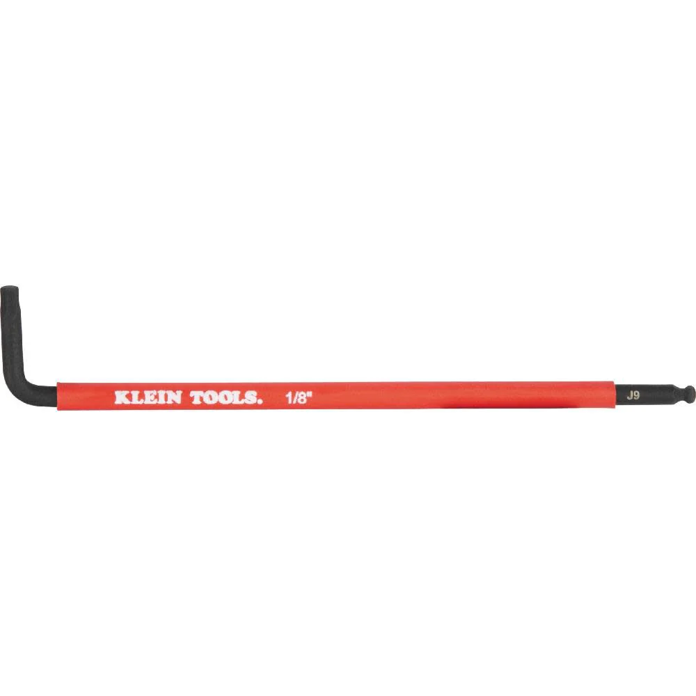 Klein Tools BLS9 9-Piece Extra-Long Hex Key Set, SAE Color-Coded L Style Ball-End Keys with Caddy, Heat-Treated, Sizes 7/64-Inch to 3/8-Inch - Image 11