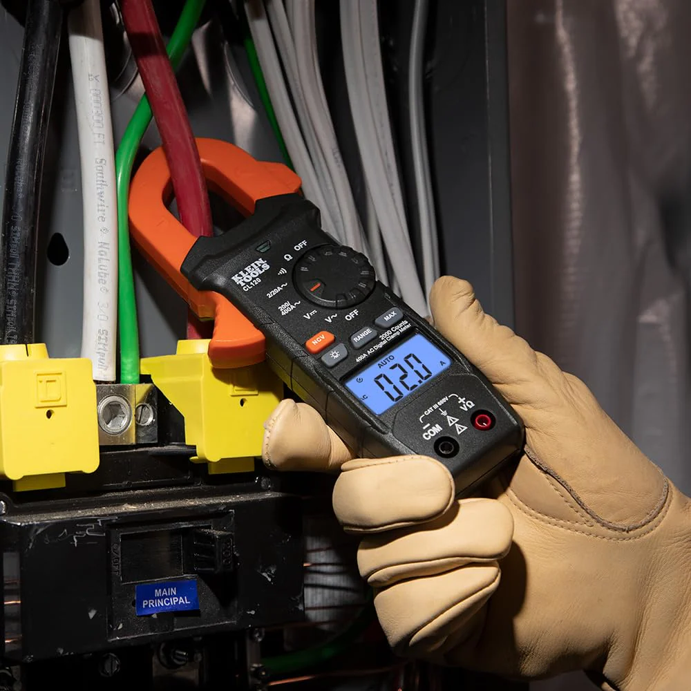 Klein Tools CL120VP Premium Clamp Meter Electrical Test Kit - Image 7