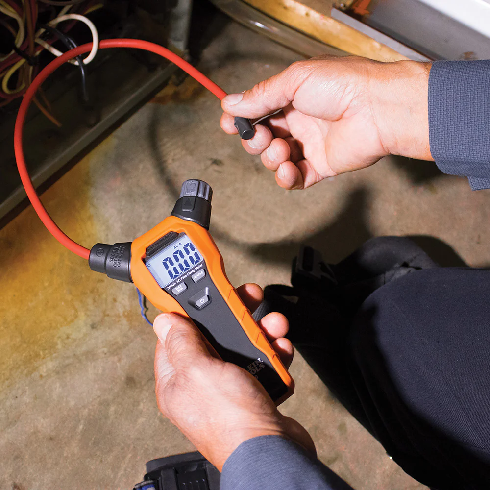 Klein Tools CL150 Clamp Meter, AC Electrical Tester with 18-Inch Flexible Clamp, True RMS Readings, Auto Ranging and More - Image 3
