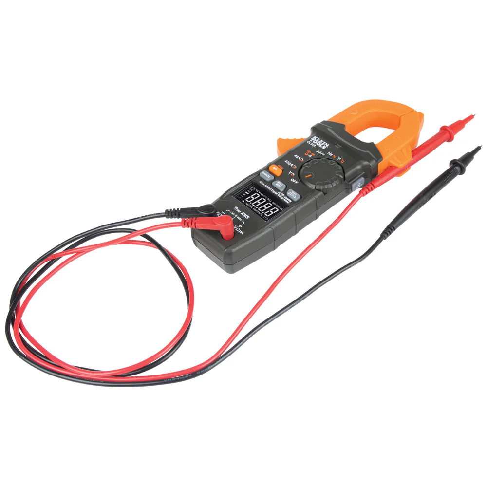 Klein Tools CL390 AC/DC Digital Clamp Meter, Auto-Ranging 400 Amp - Image 10