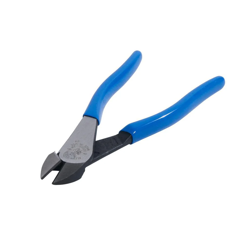 Klein Tools D2000-28 Pliers, Made in USA, Diagonal Cutting Pliers with Angled Head are Heavy-Duty to Cut ACSR, Screws, Nails, Most Hardened Wire, 8-Inch - Image 3