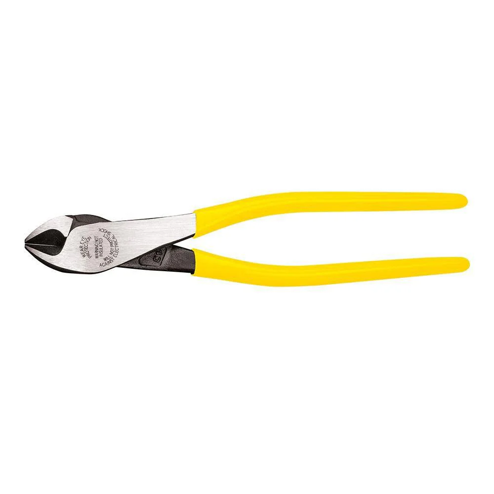 Klein Tools D2000-49 Pliers, Made in USA, Diagonal Cutting Pliers with Heavy-Duty Cutting Knives, Short Jaws and Dual Material Grips, 9-Inch - Image 6