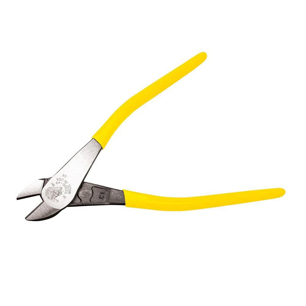 Klein Tools D2000-49 Pliers, Made in USA, Diagonal Cutting Pliers with Heavy-Duty Cutting Knives, Short Jaws and Dual Material Grips, 9-Inch - Image 7