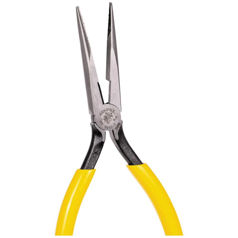 Klein Tools D203-7 Needle Nose Pliers, Long Nose Side Cutters, Heavy Duty Alligator Pliers, 7-Inch - Image 3