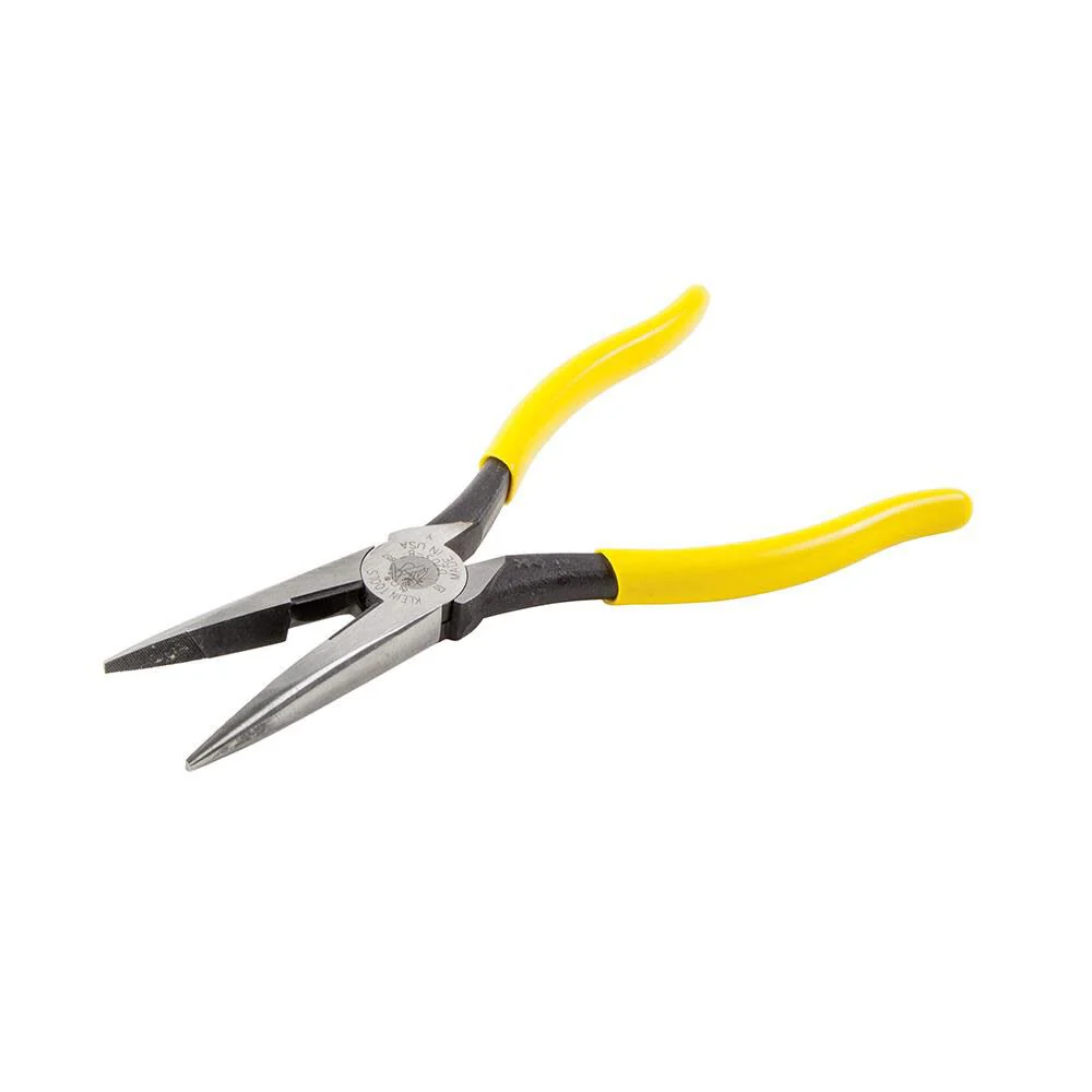 Klein Tools D203-8 Needle Nose Pliers, Long Nose Side Cutters, Alligator Pliers with Extended Handles, 8-Inch - Image 3