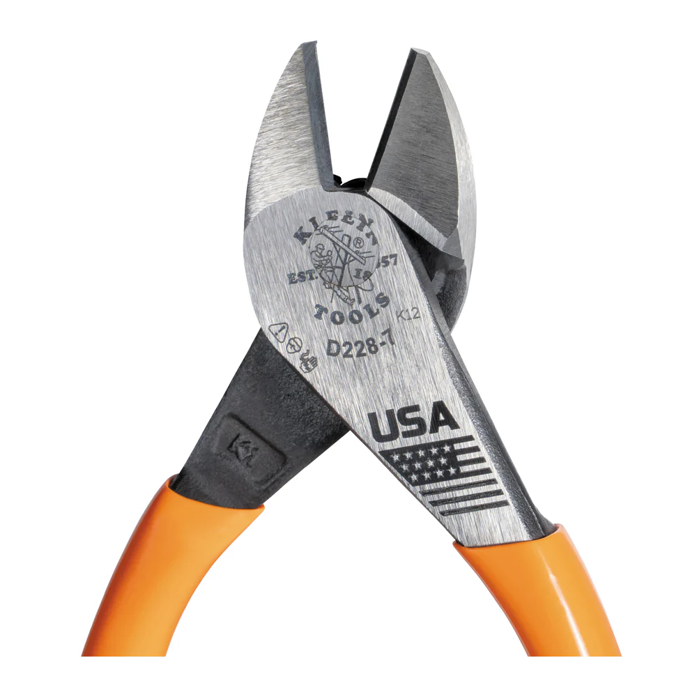 Klein Tools D228-7 Diagonal Cutting Pliers, High-Leverage, 7-Inch - Image 2