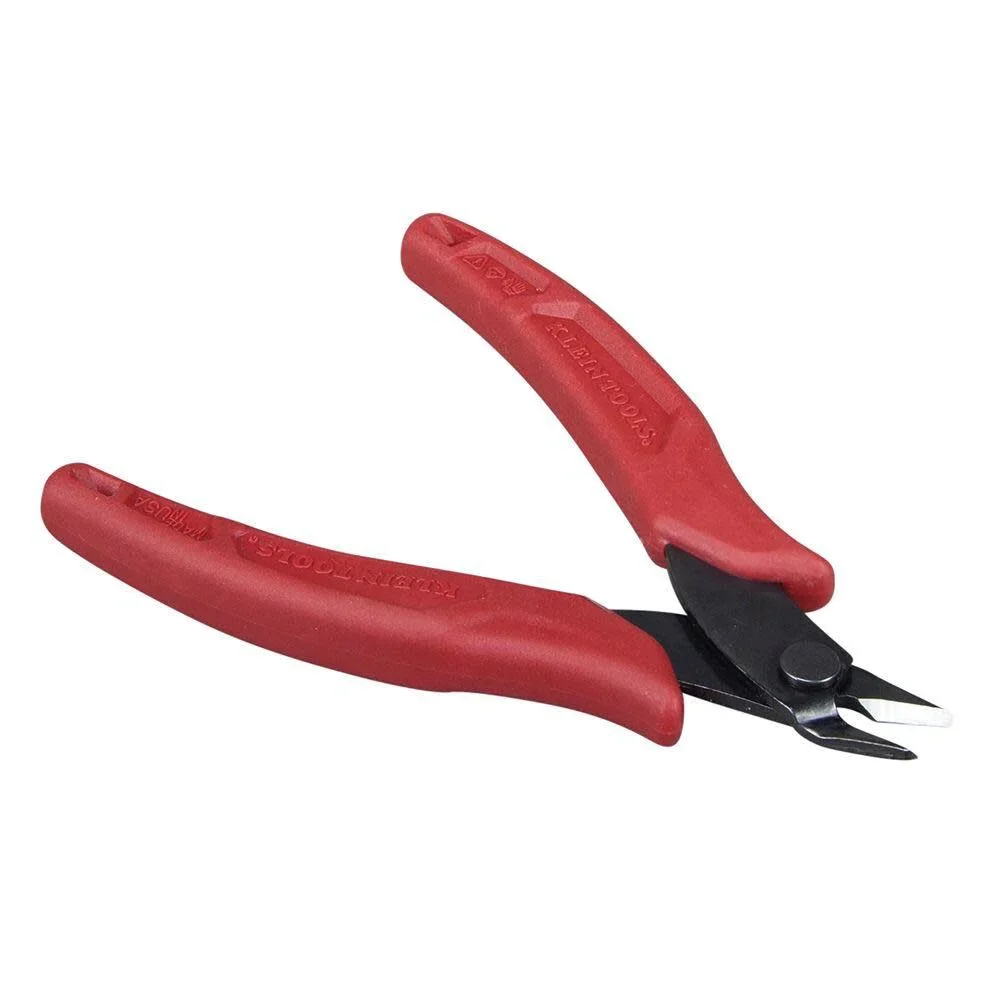 Klein Tools D275-5 Diagonal Flush Cutters, Micro Wire Cutters, Ultra-Slim Precision Flush Cutter for Work in Confined Areas, 5-Inch - Image 9
