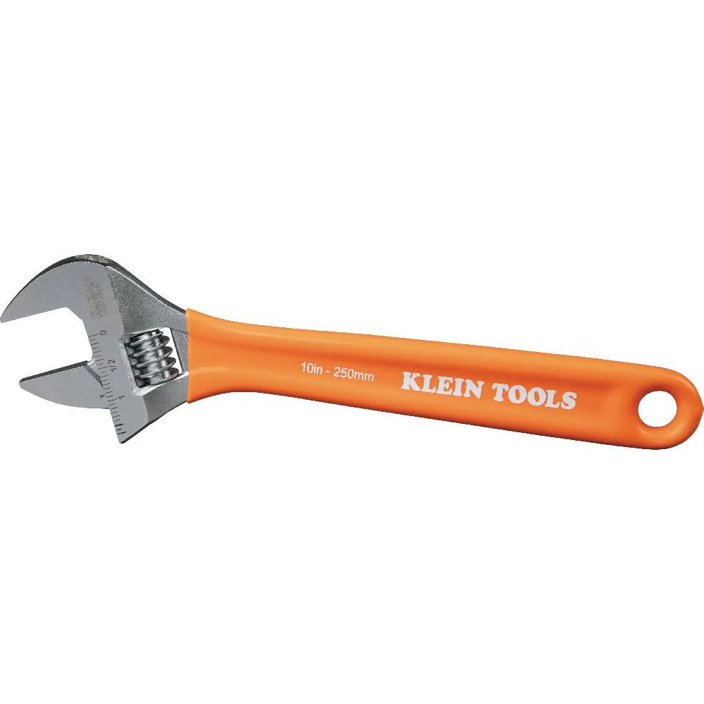 Klein Tools D5073 Adjustable Wrench Set, Extra Capacity, 6-Inch, 8-Inch, 10-Inch, Forged Heat Treated Alloy Steel, Metric and SAE, 3-Piece - Image 9