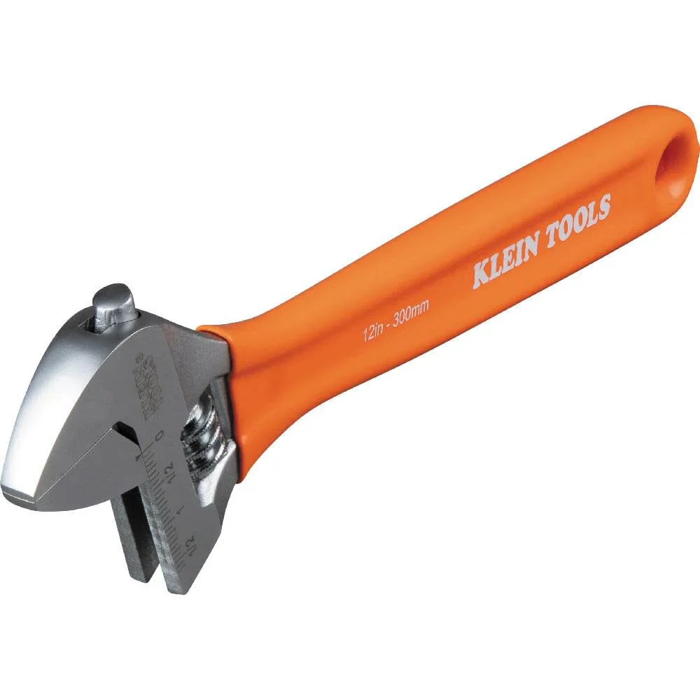 Klein Tools D5074 Adjustable Wrench Set, Extra Capacity, 6-Inch, 8-Inch, 10-Inch, 12-Inch, Forged Alloy Steel, Metric and SAE, 4-Piece - Image 10