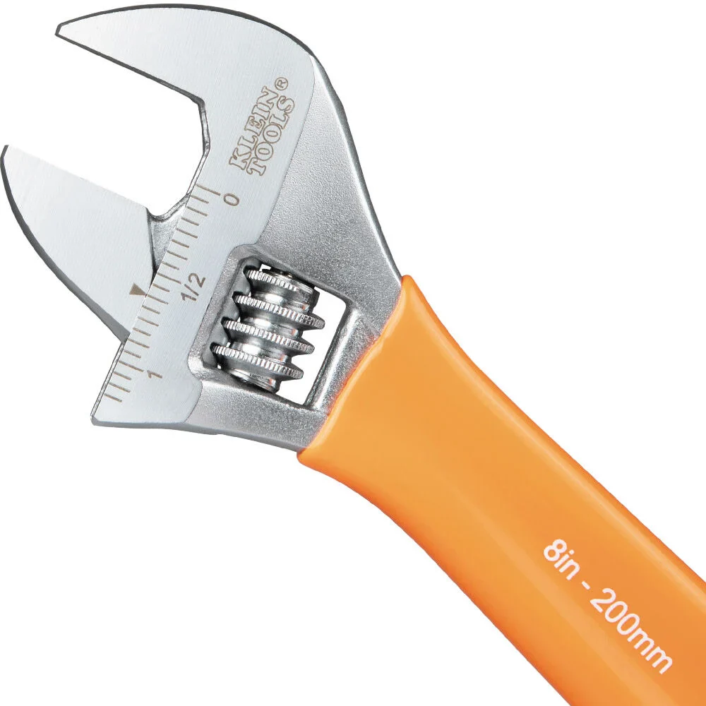 Klein Tools D5074 Adjustable Wrench Set, Extra Capacity, 6-Inch, 8-Inch, 10-Inch, 12-Inch, Forged Alloy Steel, Metric and SAE, 4-Piece - Image 11