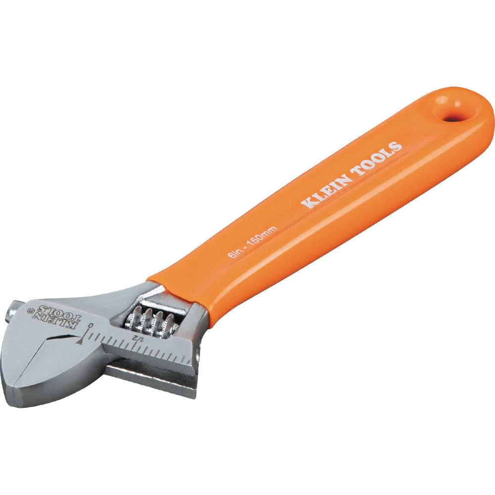 Klein Tools D5074 Adjustable Wrench Set, Extra Capacity, 6-Inch, 8-Inch, 10-Inch, 12-Inch, Forged Alloy Steel, Metric and SAE, 4-Piece - Image 7
