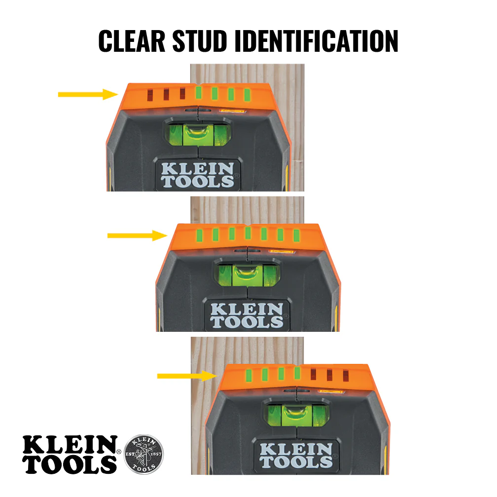 Klein Tools ESF150LL Electronic Stud Finder with Cross-Line Lasers - Image 3