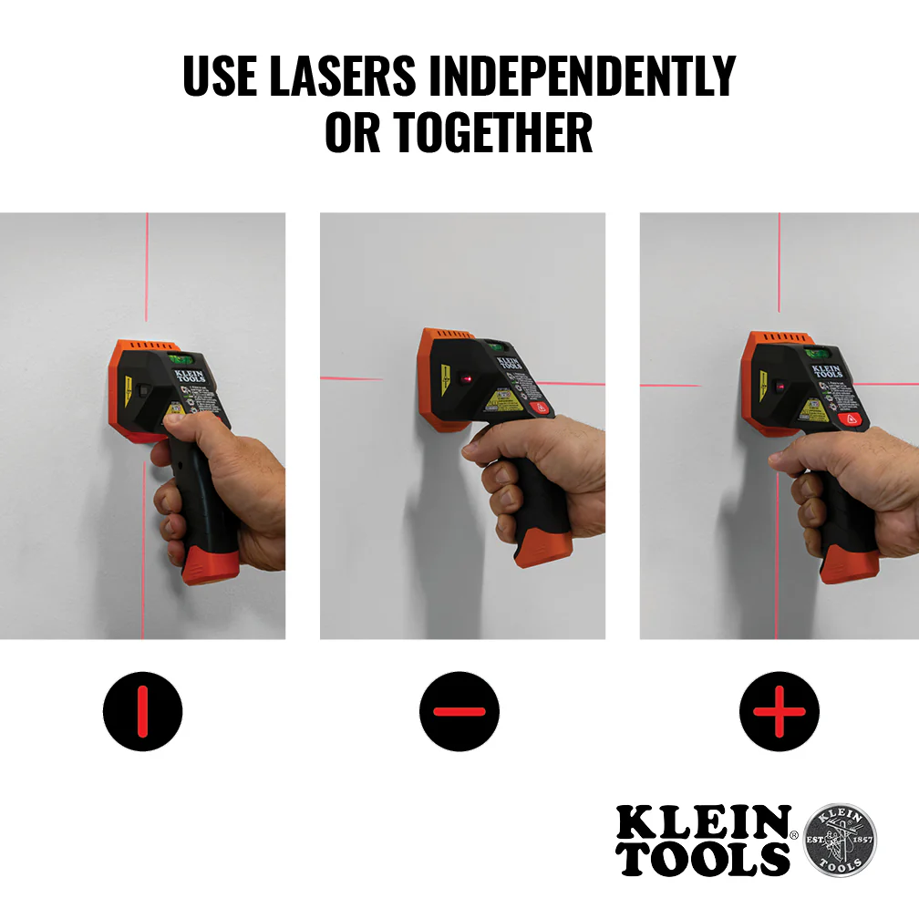 Klein Tools ESF150LL Electronic Stud Finder with Cross-Line Lasers - Image 4