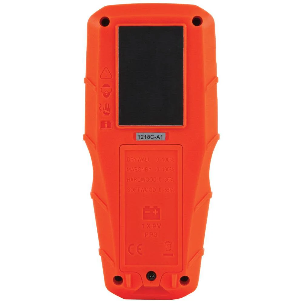 Klein Tools ET140 Pinless Moisture Meter for Non-Destructive Moisture Detection in Drywall, Wood, and Masonry; Detects up to 3/4-Inch Below Surface - Image 10
