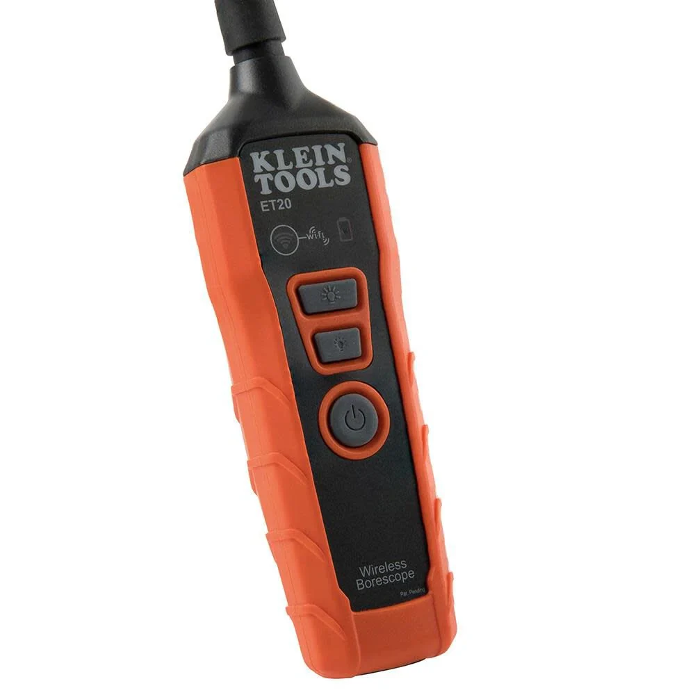Klein Tools ET20 Wi-Fi Borescope Inspection Camera with Rechargeable Lithium-Ion Battery and On-Board LED Lights - Image 7