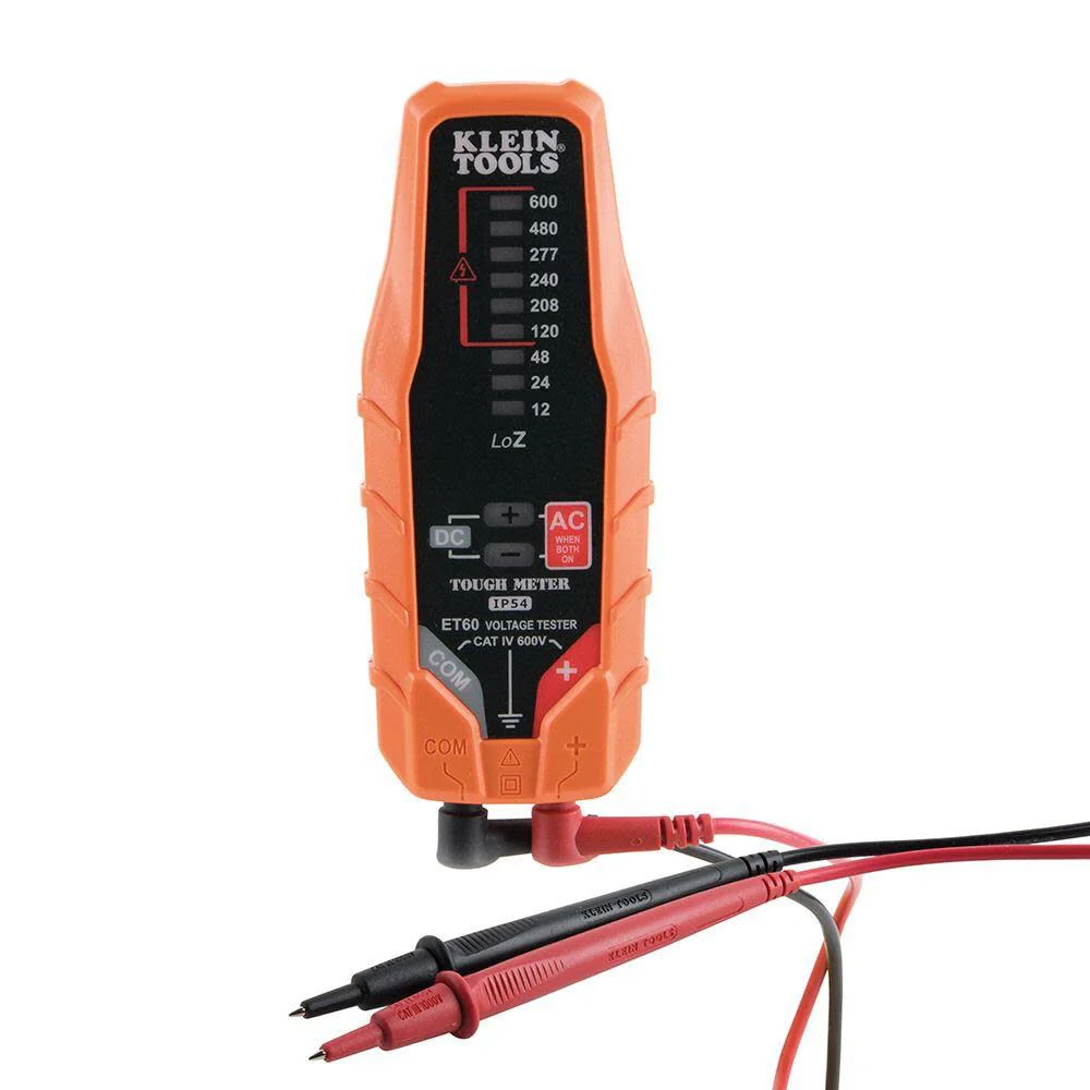Klein Tools ET60 Voltage Tester, Tests AC and DC Voltage and Low Voltage, No Batteries Needed - Image 6