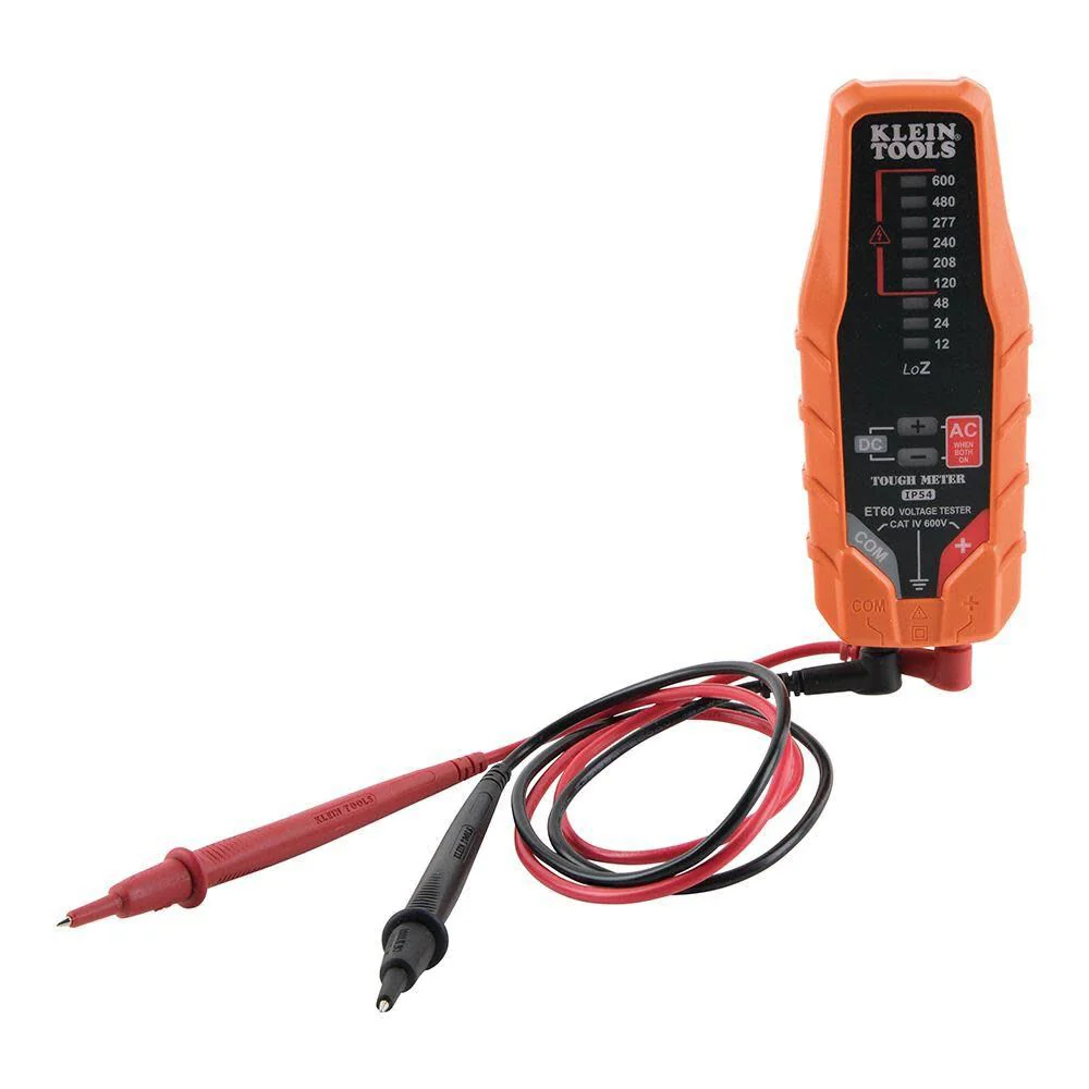 Klein Tools ET60 Voltage Tester, Tests AC and DC Voltage and Low Voltage, No Batteries Needed - Image 7