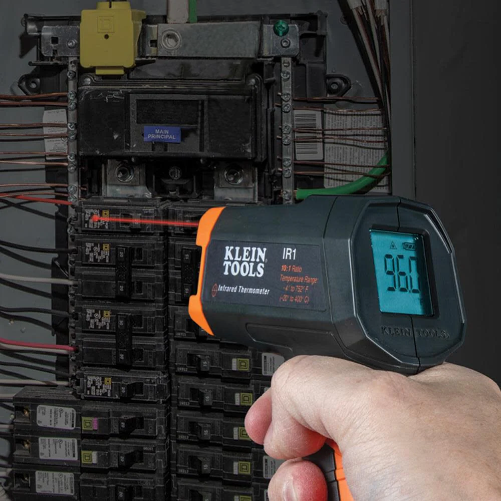 Klein Tools IR1 Infrared Thermometer, Digital Laser Gun is Non-Contact Thermometer with a Temperature Range -4 to 752-Degree Fahrenheit - Image 4