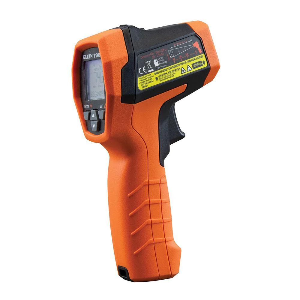 Klein Tools IR10 Infrared Thermometer, Digital Thermometer Gun with Dual Targeting Laser, 20:1 - Image 3