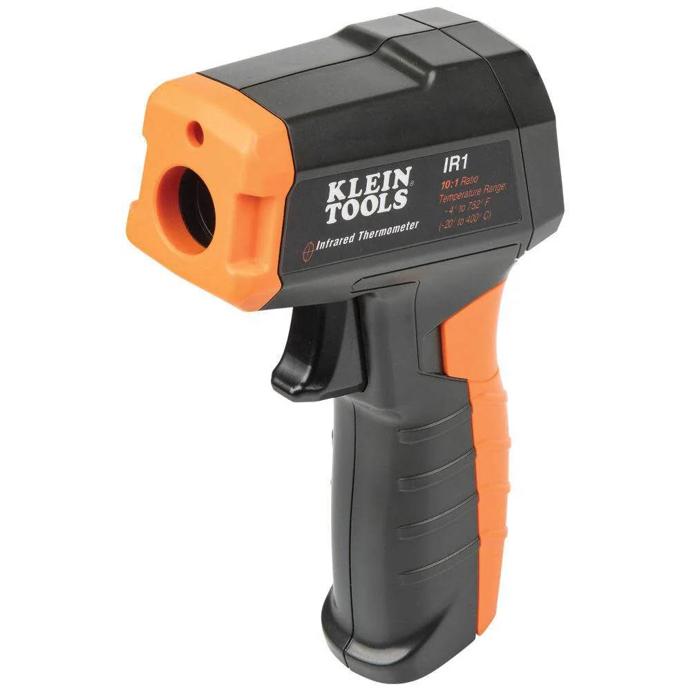 Klein Tools IR1KIT Infrared Thermometer and GFCI Receptacle Tester Kit, Non-Contact Digital Temperature Measurement and Electrical Tester - Image 10