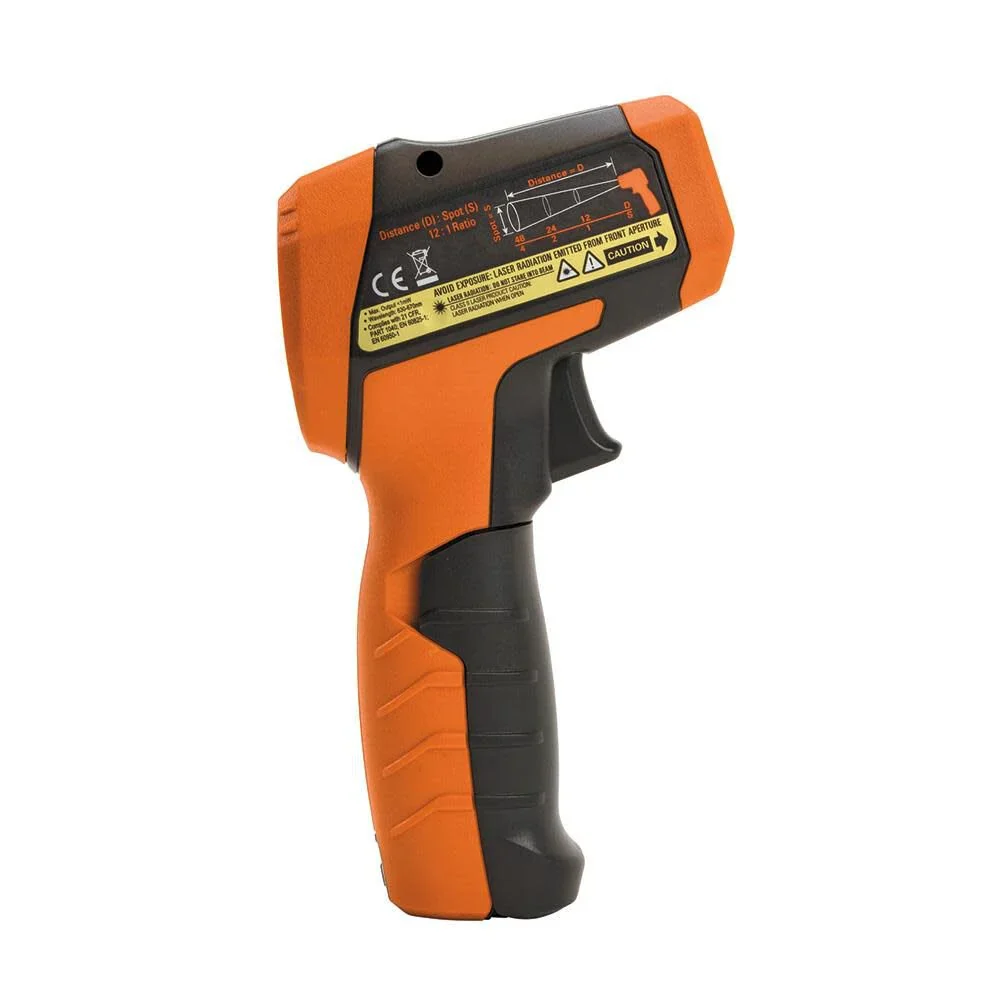 Klein Tools IR5 Dual Laser 12:1 Infrared Thermometer, Digital Thermometer Gun with Backlit Display, Dual Laser Targeting and Auto Scan, Wide Temperature Range - Image 9