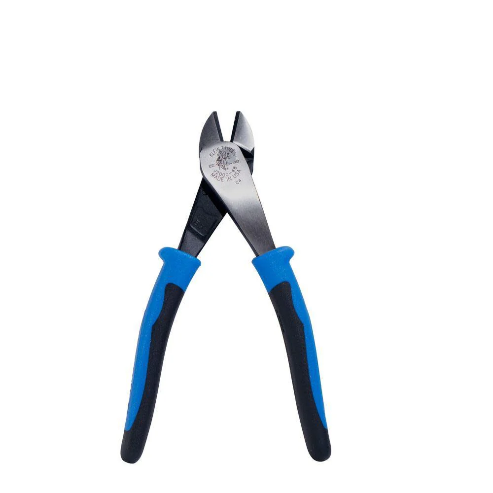 Klein Tools J2000-48 Pliers, Diagonal Cutting Pliers with Angled Head, Heavy-Duty to Cut ACSR, Screws, Nails, and most Hardened Wire, 8-Inch - Image 4