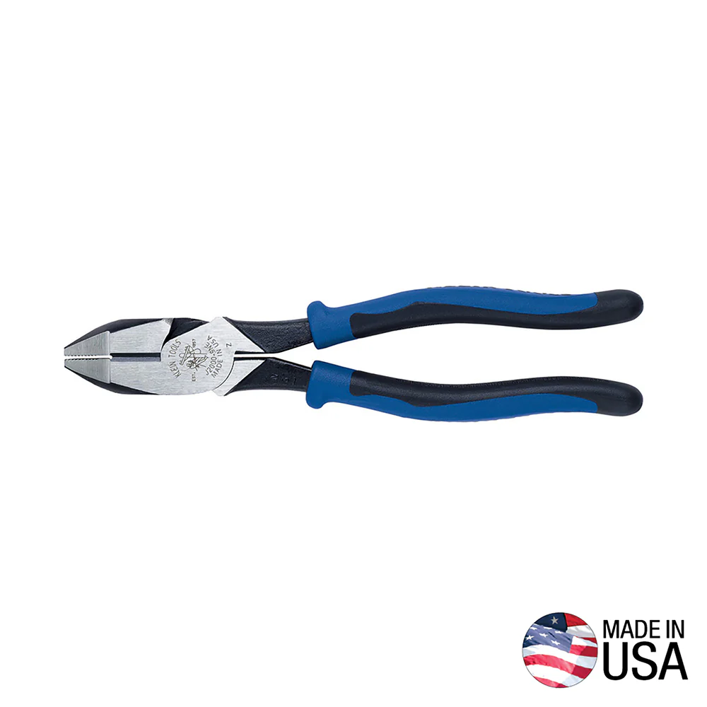 Klein Tools J2000-9NE Lineman's Pliers, 9-Inch, Journeyman Handle